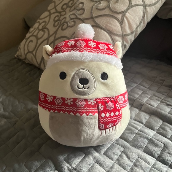 Other - 8” Brooke the Polar Bear Squishmallow (Christmas Edition)